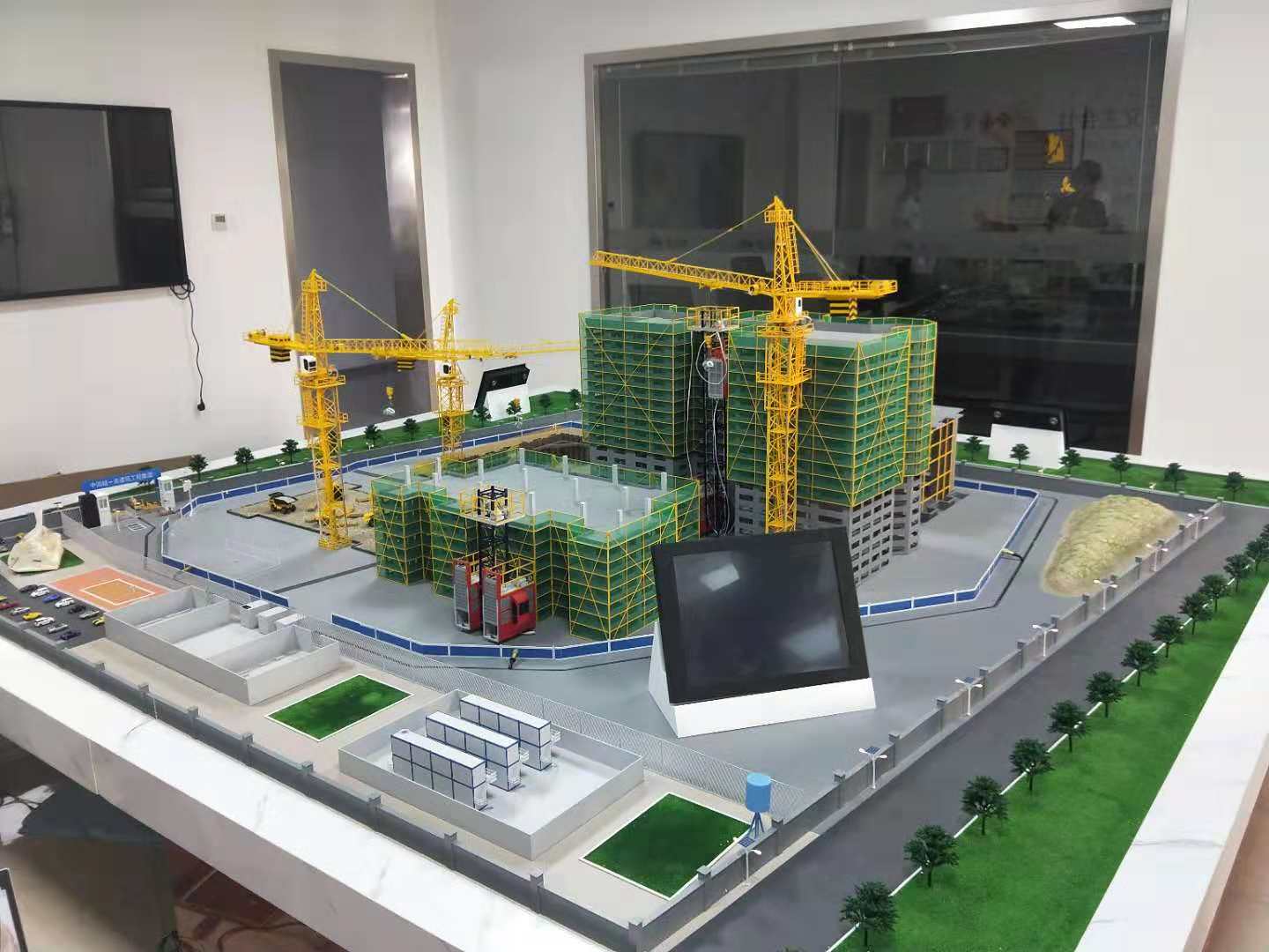平谷区建筑施工场景模型